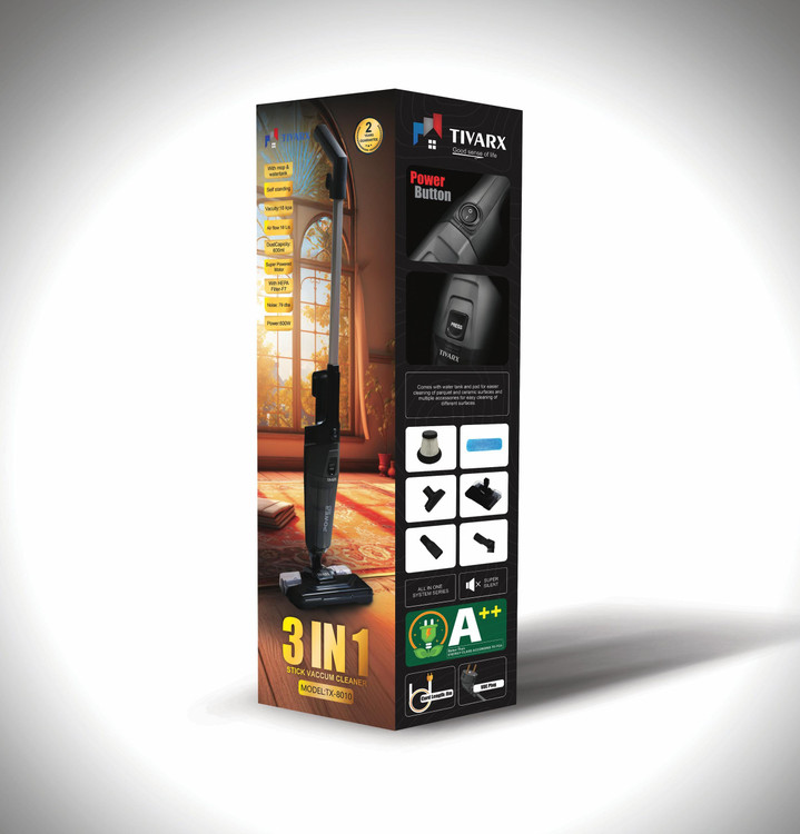 جارو پرتابل تیوارکس سه کاره