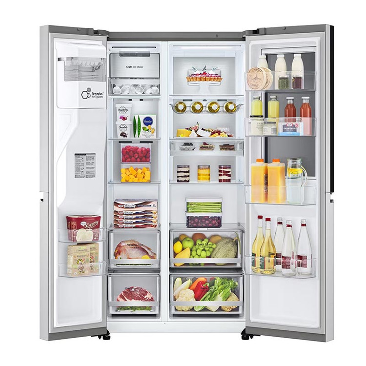 یخچال ساید بای ساید ال جی مدل X267 سیلور GC-X267CSHS