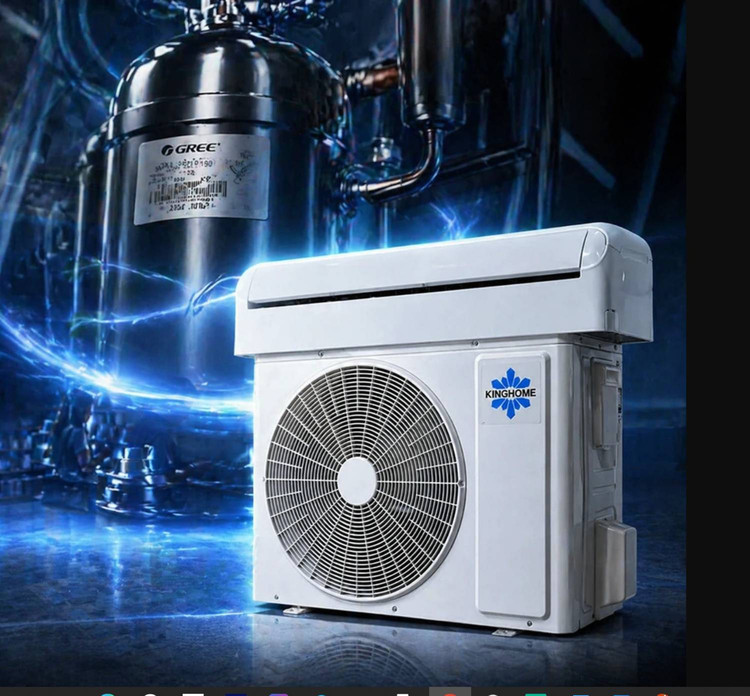 کولر گازی کینگ هوم (گری)28000 هزار اینورتر (Wifi-t3)مدل GWH28AGEXH-k3DTA2b