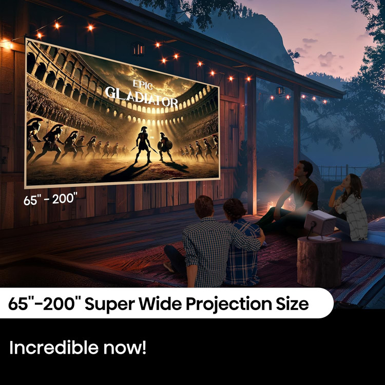 Hisense M2 PRO 65"-200" (اینچ) پروژکتور لیزری هوشمند 4K TriChroma،