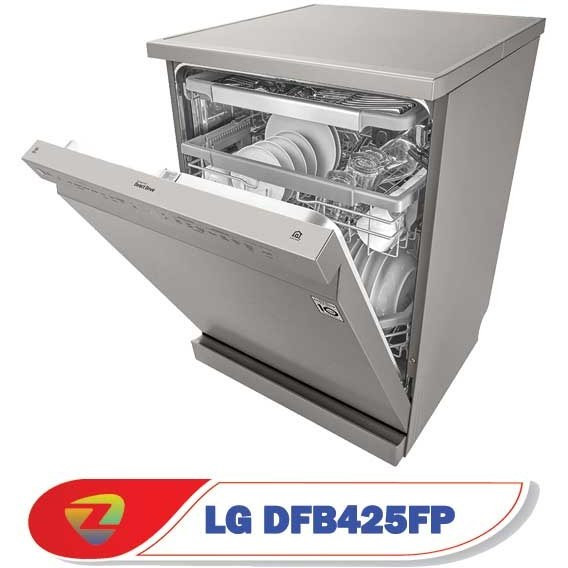 ماشین ظرفشویی ال جی DF425HSS ظرفیت ۱۴ نفر مبله