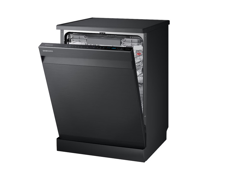 ماشین ظرفشویی سامسونگ DW60A8050FG ظرفیت ۱۴ نفره مبله دودی