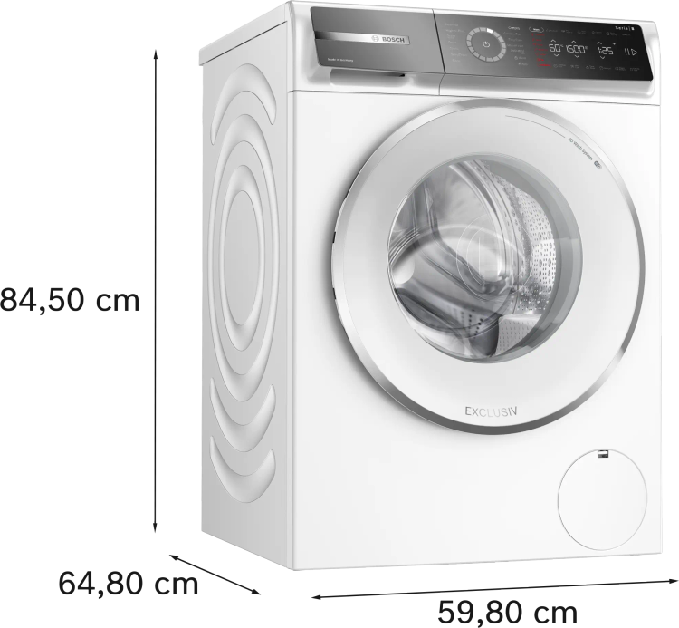 ماشین لباسشویی بوش مدل WGB25600GC ظرفیت ۱۰ کیلوگرم با ۱۰ برنامه