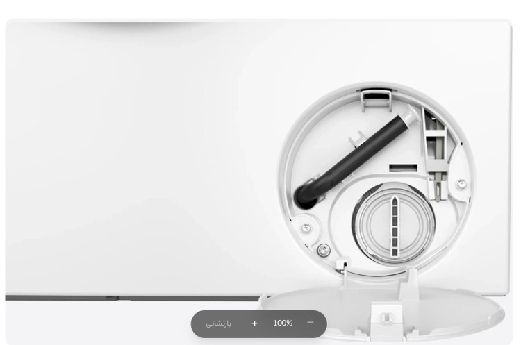 ماشین لباسشویی بوش مدل WGK244ZOME ظرفیت ۹ کیلوگرم