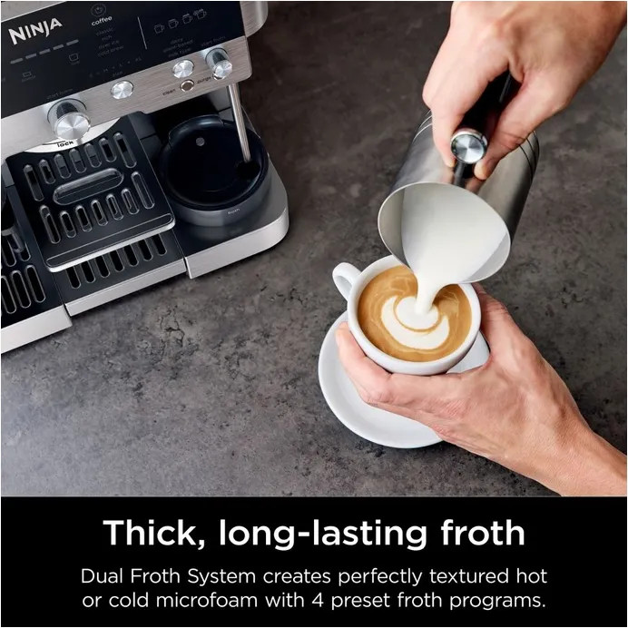 اسپرسوساز نینجا ظرفیت ۱.۸ لیتر Luxe Café Premier-ES601
