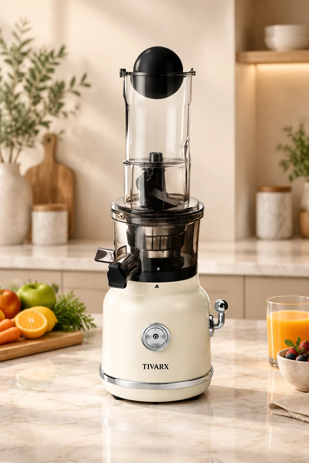 عصاره‌گیر و بستنی‌ساز تیوارکس | TIVARX Slow Juicer TX-3002